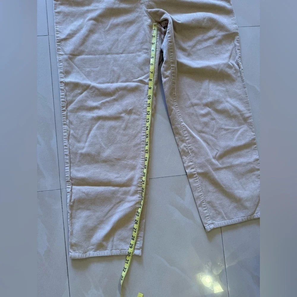Polo by Ralph Lauren 18 W corduroy cream ribbed pants business casual Cotton